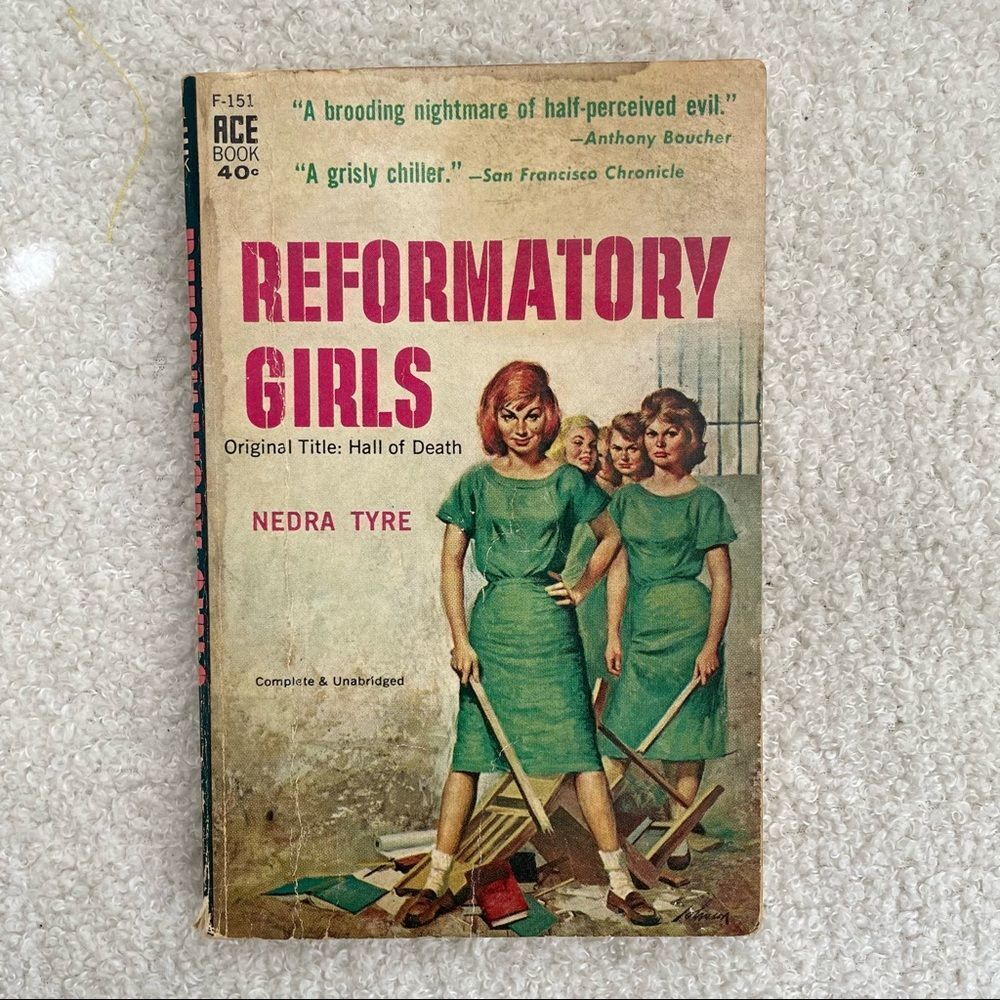 Reformatory Girls Book Nedra Tyre 1960 Original Title Hall Of Death